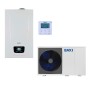 Sistema ibrido con caldaia da 28 kw in integrazione alla pompa di calore Baxi Auriga 10 kw monoblocco inverter monofase R32