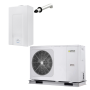 Sistema Ibrido Beretta con caldaia a condensazione Mynute X Box 25C da 25 kW e pompa di calore Hydro Unit M da 8 kW