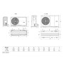 Sistema Ibrido Beretta con caldaia a condensazione Mynute X Box 25C da 25 kW e pompa di calore Hydro Unit M da 8 kW