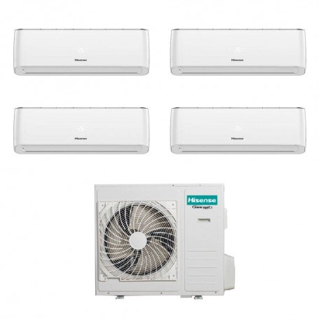Climatizzatore Energy Pro Hisense quadri split 9000+9000+9000+9000 btu inverter con wifi 4AMW81U4RJC in A++ in R32