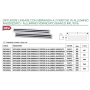 Diffusore Lineare con serranda a 2 Feritoie in Alluminio verniciato bianco L.1500 PWC300023