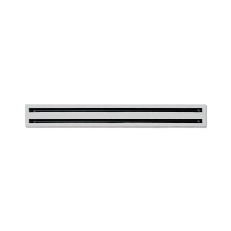 Diffusore Lineare con serranda a 2 Feritoie in Alluminio anodizzato L.600 PWC300018