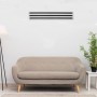 Diffusore Lineare con serranda a 3 Feritoie in Alluminio anodizzato L. 2000 PWC300036
