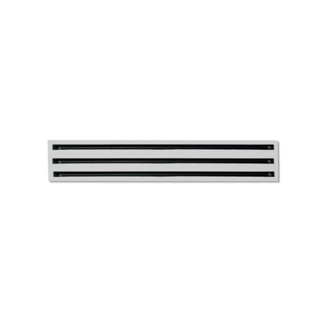 Diffusore Lineare con serranda a 3 Feritoie in Alluminio anodizzato L.1000 PWC300032