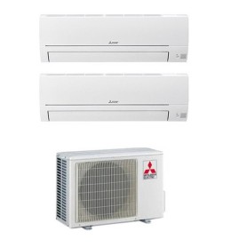 Climatizzatore Mitsubishi BT dual split 9000+9000 btu con inverter in R32 WI-FI incluso in A++ MXZ-2F33VF3