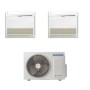 Condizionatore con inverter dual split Console Samsung AJ026TN 9000+9000 Btu R32 in A+++ AJ040TXJ2KG