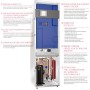 Pompa di calore Hitachi Yutaki-S80 COMBI 6hp 17,8 kW con accumulo ACS da 260 Lt monofase A+++