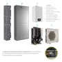 Sistema ibrido Baxi CSI IN 9 Auriga H Wi-Fi pompa di calore e caldaia con Wi-Fi
