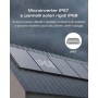 ECOFLOW Impianto fotovoltaico da balcone PowerStream microinverter grid tie pannelli solari rigidi 400W×2 Wi-fi