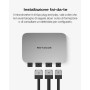 Impianto fotovoltaico da balcone ECOFLOW PowerStream microinverter grid tie pannelli solari 800W Wi-fi centralina DELTA MAX