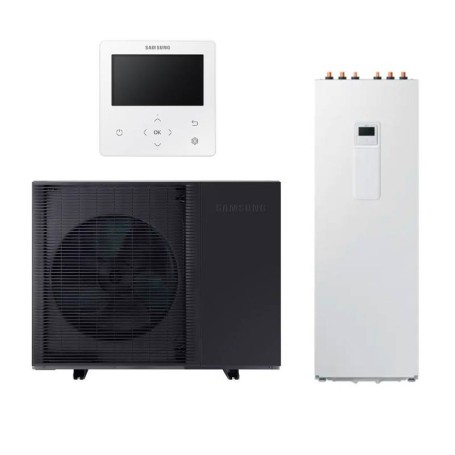 Pompa di calore Samsung EHS Mono HT Quiet ad alta temperatura A+++ da 12 Kw con ClimateHub ACS 200Lt monofase