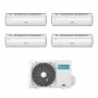 Climatizzatore Hisense Silentium Pro quadri split da 9000+9000+9000+9000 btu inverter con Wifi 4AMW81U4RJC in R32 A++