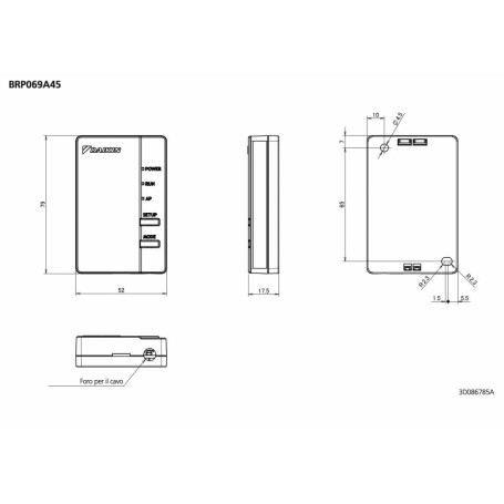 Daikin BRP069C47 accessorio modulo WIFI condizionatore controller