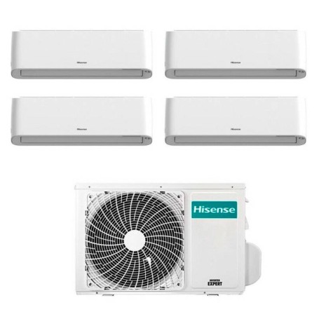 Climatizzatore Energy Pro Plus Hisense quadri split 9000+9000+9000+12000 btu inverter con wifi 4AMW105U4RAA in A++