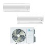 Climatizzatore Inverter Diloc Over dual split 9+12 9000+12000 Btu D.Over218 R 32 A+++ Wi-fi Optional