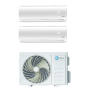 Climatizzatore Inverter Diloc Over dual split 9+12 9000+12000 Btu D.Over218 R 32 A+++ Wi-fi Optional