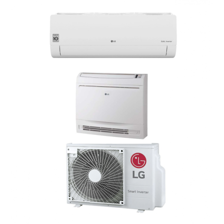 Climatizzatore LG dualsplit inverter console Libero smart 9000 + 12000 btu in R32 MU2R15 A++