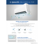 Condizionatore dual split con inverter da 9000+9000 Gree Pular Wifi in A++ con R32 GWHD(18)NK6OO