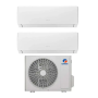 Condizionatore dual split con inverter da 9000+12000 Gree Pular Wifi in A++ con R32 GWHD(14)NK6OO
