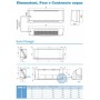 Ventilconvettore a parete alta Sabiana Carisma FLY CVP-T-2V 4 kW 5,07