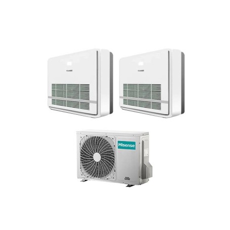 Condizionatore con inverter dual split Console Hisense AKT35 12000+12000 Btu R32 in A++