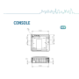 Condizionatore con inverter dual split Console Hisense AKT35 12000+12000 Btu R32 in A++