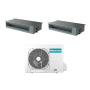 Condizionatore Canalizzato Hisense Dual Split Inverter 12000+12000 Btu A++ 2AMW52U4RXC in R32