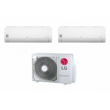Climatizzatore LG Libero Smart wifi dual split 9000+9000 btu inverter con R32 MU2R17 in A++