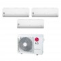 Climatizzatore LG Libero Smart wifi trial split 7000+7000+7000 btu inverter con R32 MU3R19