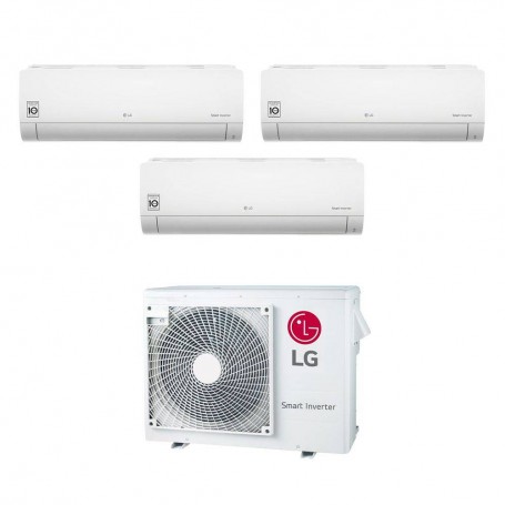 Climatizzatore LG Libero Smart wifi trial split 7000+7000+12000 btu inverter con R32 MU3R19