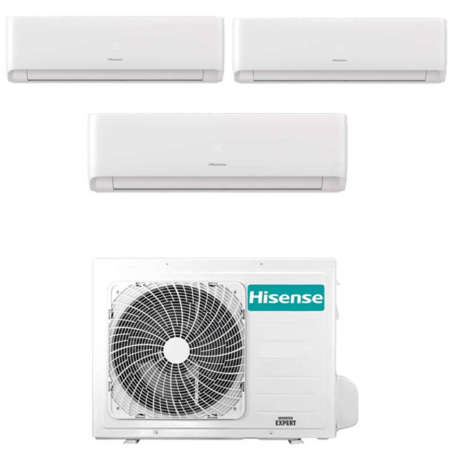 Climatizzatore Inverter Hisense Ecosense Wi-fi Trial Split 7000+7000+7000 Btu 3AMW52U4RJA R-32 A++