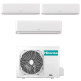 Climatizzatore Inverter Hisense Ecosense Wi-fi Trial Split 7000+7000+9000 Btu 3AMW52U4RJA R-32 A++