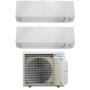 Condizionatore dual split Daikin Perfera all seasons 9000+9000 btu WiFi con inverter in A+++ e gas R32 2MXM40A