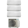 Condizionatore trial split Daikin Perfera all seasons 9000+9000+12000 btu WiFi con inverter in A+++ e gas R32 3MXM52A