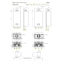 Scaldabagno a gas Beretta Fonte LX 11 litri a camera aperta Low NOx ErP a metano
