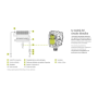 Scaldabagno a gas Beretta Fonte LX 11 litri a camera aperta Low NOx ErP a metano