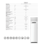 Climatizzatore a colonna Diloc 48000 Btu trifase Inverter Gas r32