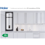 Scaldacqua a pompa di calore monoblocco Haier HP80M5 da 80 litri R134 A+