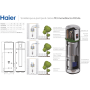 Scaldacqua a pompa di calore monoblocco Haier HP250M3 da 250 litri R134 A+