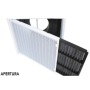 Griglia di ripresa apribile Tecnosystemi in plastica ABS bianca con filtro estraibile e plenum integrato 600x450