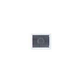 Griglia di ripresa apribile Tecnosystemi in plastica ABS bianca con filtro estraibile e plenum integrato 600x450