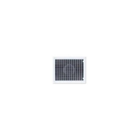 Griglia di ripresa apribile Tecnosystemi in plastica ABS bianca con filtro estraibile e plenum integrato 600x450