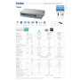 Climatizzatore Canalizzato Slim Bassa Prevalenza Haier 12000 Btu inverter R32 A++
