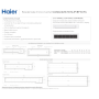 Climatizzatore Canalizzato Slim Bassa Prevalenza Haier 18000 Btu inverter R32 A++