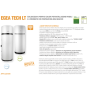 Scaldacqua Ferroli in pompa di calore inverter Egea Tech LT da 120 lt in A+ con WiFi