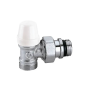 Kit valvola termostatizzabile con detentore e testa termostatica da 1/2 a squadra Caleffi 1222402