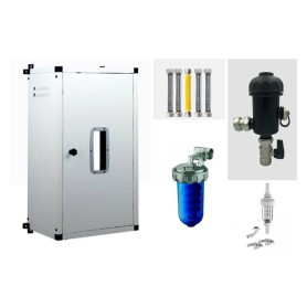 Kit completo per installazione caldaia a condensazione universale con copricaldaia