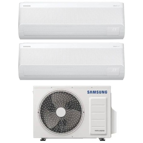 Climatizzatore Samsung WindFree Avant S2 wifi dual split 9000 + 9000 btu inverter A+++ in R32 AJ050TXJ2KG