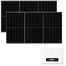Impianto Kit fotovoltaico Goodwe con Inverter da 1 kw e 2 Pannelli fotovoltaici Ja Solar da 520w