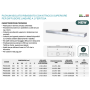 Plenum Isolato per climatizzatore Tecnosystemi ribassato con attacco superiore per diffusore lineare 4 feritoie